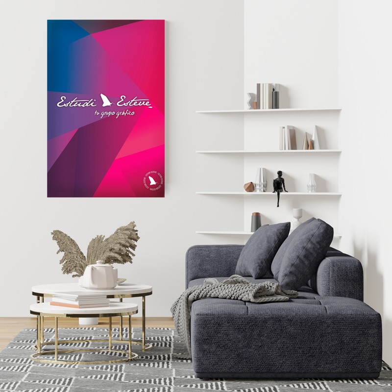 fotocuadro en metacrilato salon