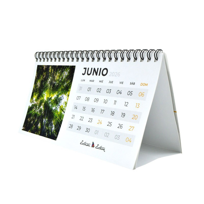 Calendarios escritorio frontal