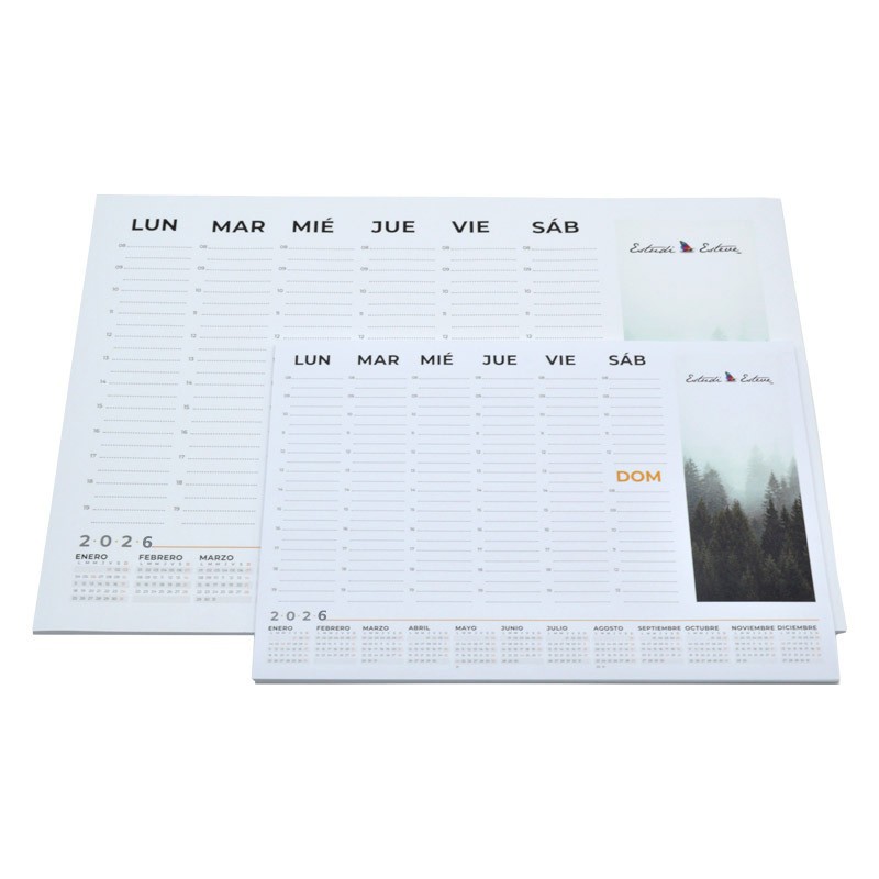 Calendarios planificadores